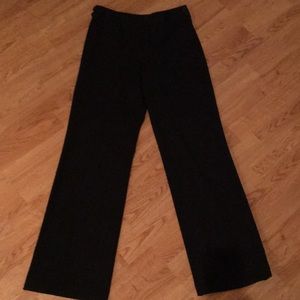 Loft side zip black dress pants